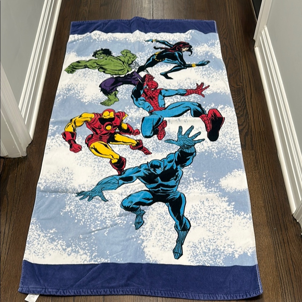 2 Pottery Barn Marvel Superhero and Star Wars Beach Towels